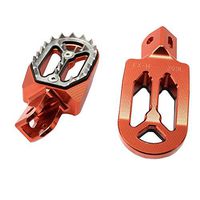 Frames & Fittings Motorcycle Shark Tooth Foot Pegs Footrest Foot Rests for Honda CRF 230 CRF230L 2003-2009 CRF230F 2005-2015 Dirt Pit Bike - (Color: Orange)