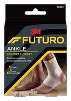Futuro Ankle Comfort Support, Mild Support, Small, Gray, Beige
