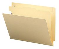 Smead End Tab Classification File Folder, 1 Divider, 2" Expansion, Letter Size, Manila, 10 per Box (26825)