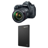 Canon EOS 6D Mark II Digital SLR Camera with EF 24-105mm USM Lens + Seagate 1TB Hard Drive and 1-Year Amazon Drive
