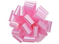 Paris Pink Hank Pom 5" Gift Bows (48 Pack ) - 100% Polypropylene