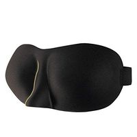 3D Eye Mask,High Quality Lycra Fabric,Improve Sleep Quality，Black, 2pcs