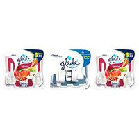 Glade PlugIns Scented Oil Starter Kit, Plug in Air Freshener and Refills, Apple Cinnamon, 2 Warmers + 6 Refills, 4.02 Fl. Oz, Pack of 6