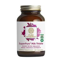 Pure Synergy USDA Organic SuperPure Milk Thistle Extract (60 Capsules) w/ Silymarin for Healthy Liver Function