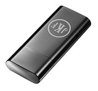 Personalized Visol Prato Gun Metal Cigar Case with Laser Engraved Monogram