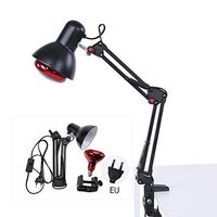 hongxinq Infrared Heat Physiotherapy Lamp Heating Therapy Light Pain Relief Health Care Black EU Plug
