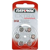 Valley Sundries Rayovac Hearing Aid Batteries- Extra Advanced 312