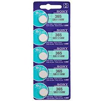 Sony 365 (SR1116W) 1.55V Silver Oxide 0% Hg Mercury Free Watch Battery (20 Batteries)