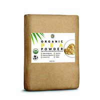 Earth Circle Organics Bulk Pea Protein Powder ‐ 80% Protein | Nutrient Rich Superfood | Vegan, Gluten Free - Excellent Source of Fiber & Essential Amino Acids - 44 lbs