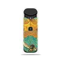 MightySkins Skin Compatible with SMOK Nord - Bee Queen | Protective, Durable, and Unique Vinyl Decal wrap Cover | Easy to Apply, Remove, and Change Styles | Made in The USA