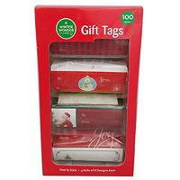 Set of 55 or 100 Assorted Christmas Seasonal Holiday Gift Tags (100)