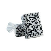 Fun Express - Black & White Facial Tissue Pack (10pc) for Wedding - Party Supplies - Favors - Misc Favors - Wedding - 10 Pieces