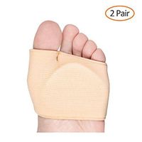 MaStrap Metatarsal Sleeve Pad with Soft Gel Cushion for Mortons Neuroma-Metatarsal Prevent Pain Relief Support Ball of Foot Health 2 Pair