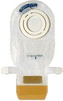 Coloplast Assura AC Easiflex Two-Piece Pediatric Drainable Pouch with Filter and EasiClose Integrated Closure 1-1/8" Flange, 6-1/4" L, 150mL, Transparent, Adhesive Coupling (Box of 10 Each)
