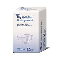 Hartmann 30073 Dignity Beltless Undergarment, 13-1/4" Width, 27-1/2" Length, White (Pack of 72)