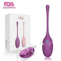 Kegel Exercise Balls by AL'OFA Premium Ben Wa Ball Tightening & Strengthen Bladder Control Trainer Pelvic Floor Exerciser for Beginners & Advanced - Doctor Recommended (Purple)