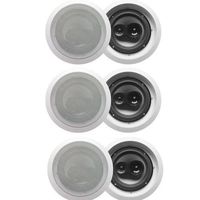 Acoustic Audio CS-IC63 in Ceiling 6.5" Speaker 3 Pair Pack 3 Way Home Theater 1800 Watt