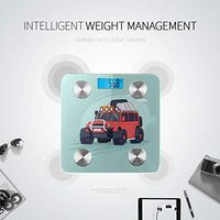 Cartoon Monster Off-Road Vehicle Body Fat Scale Best Weight Scale Weight Scale Bluetooth Tracks 8 Key Compositions Analyzer Sync with Fitness Apps 400 Lbs