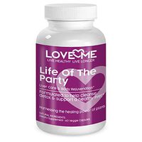 Love Me Nutrition® - Life of The Party - Liver & Kidney Cleanse, Detox & Repair Herbal Formula. Milk Thistle, Dandelion. Digestive Support- Natural No Artificial Ingredients. Non-GMO - 60 Vegi Caps