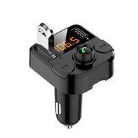 OUYAWEI Favorite for 12-24V BT36B Bluetooth 5.0 Car Kit MP3 Player FM Transmitter with Dual USB Charger Handsfree Music Audio Receiver