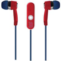 CELMLBSTHFBSX - MIZCO SPORTS MLB-STHF-BSX Stereo Earbuds with Microphone (Boston Red Sox)