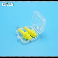 10pairs/lot Soft Foam Ear Plugs Sound insulation ear protection Earplugs anti-noise sleeping plugs for travel foam soft noise