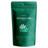 SB Organics Spirulina Powder - 8 oz Bag of Organic Non-GMO Non-Irradiated Gluten-Free Vegan Pure Spirulina Powder