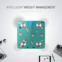 Bluetooth Body Analyzer Scale Cartoon Cute Funny Pet Dog Chihuahua Weight Scale Body Fat Composition Monitor Analyzer with Smartphone App for Body Management-396 Lbs