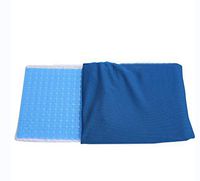 BIHIKI Gel Triangle Wedge Pillow,Positioning Wedge Pillow with Removable Cover,Leg&Back Support Pillow, Anti-Bed Sores (L:25.6"x9.1x5.9")