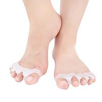 HEALLILY 1 Pair of Gel Toe Separator Toe Stretchers for Sports Activities Yoga Practice Running for Men and Women Bunion Pain Relief Toe Straightener Achilles Stretcher