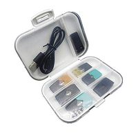 Wkerry Juul Accessories Box-Plastic Shell Suitable for Juul Accessories Storage Farewell Clutter Built in 6PC Juul Silicone dust Cap (Device not Included)