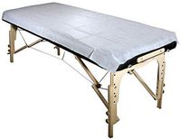 Therapist’s Choice® Set of 10 Universal Disposable Waterproof Flat Table Sheets - White