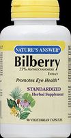 Nature'S Answer Bilberry Standardized 90 Vcap
