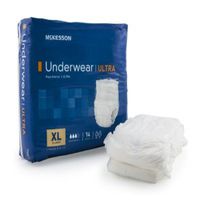 McKesson StayDry Ultra Underwear - X-Large (58quot;-68quot;) - 56 Each / Case