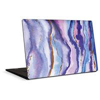 Skinit Decal Laptop Skin for Dell XPS 15in (2017) - Officially Licensed Originally Designed Blue Violet Watercolor Geode Design
