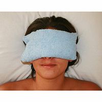 Warmables Dry Eye Relief Eye Pillow Natural Heat Pack Natural, sky terry cloth