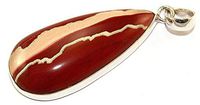 Sterling Silver Red Desert Jasper Pendant Jewellery PEND419