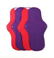 SochPad Cotton (Regular) Reusable Cloth Pad - Postpartum/Heavy Bleeding/Post Delivery Bleeding (Set of 4) (Extra Large)