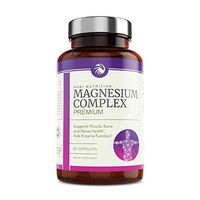 Nobi Nutrition High Absorption Magnesium Complex - Premium Mag Supplement for Sleep, Leg Cramps, Muscle Relaxation & Recovery - for Women & Men - Pure, Gluten-Free Pills - 60 Vegan Capsules