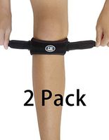 Two LW Patella Strap Knee Band Brace Support L/XL (Pack of 2) Knee Pain Relief from Runners Knee (patellofemoral pain syndrome) Jumpers Knee (Patellar Tendinitis) Osgood-Schlatter's Disease