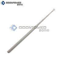 OdontoMed2011® Buck Ear Curette #1 Blunt Straight 6.5" Veterinary ENT Instruments ODM
