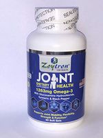 Zoytron Joint Health (Omega-3, Glucosamine HCl, Turmeric, Black Pepper, Certified Halal, Fish Gelatin)