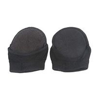 Healifty 1 Pair of Fabric Metatarsal Foot pad Anti Slip Women high Heels Hide Sock Insole Ball of Foot Support for blisters(Black)