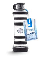 i9Bottle - Structured Water, Glass Water Bottle, Relieve Stress, Super Hydration, Increases Physical Fitness, Body Detox, Chakra Balancing, Increases Strength, Spiritual Gifts, Meditation