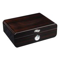 YX Xuan Yuan Cigar Box，high-Gloss Solid Wood Cigar humidor Cedar Wood high-Gloss Paint Cigar Box Cigar Box (Color : A)