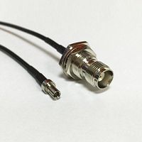 TNC female bulkhead to TS9 male RF Pigtail Jumper RG174 cable 20cm 8" NEW Good Quality Fast USA Shipping