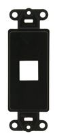 Leviton 41638-E Decora Insert Kit, 6P6C, Black