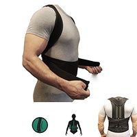 Back Support- Adjustable Strap Posture Corrector for Men and Women - Relief Lower Back Pain Back Brace- Kyphosis Slouching Recovery …