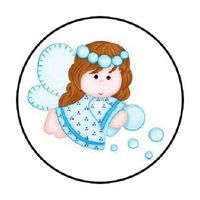HotSaleStore Sticker Seals 48 Angel Bubbles!! Envelope Seals Labels Stickers 1.2" Round