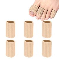 GLE2016 6 Pcs Toe Protector Gel Cushion Comfort Stretchable Elastic Soft Callus & Corn Wrap